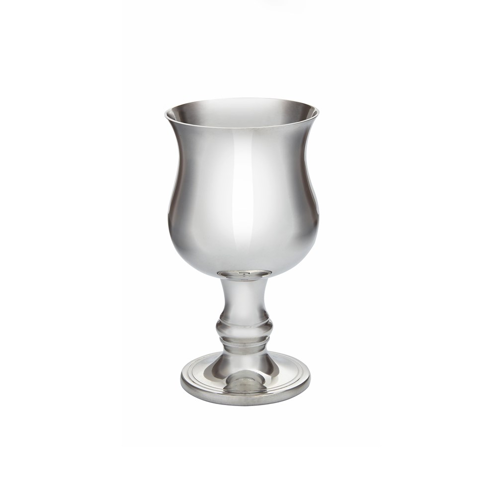 Tiny Georgian Pewter Goblet
