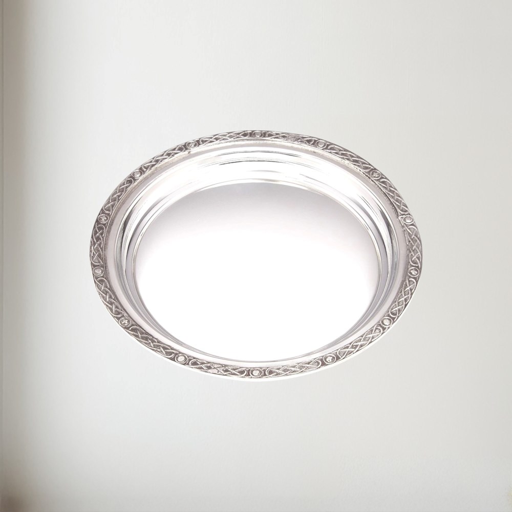 Small Celtic Rim Pewter Tray