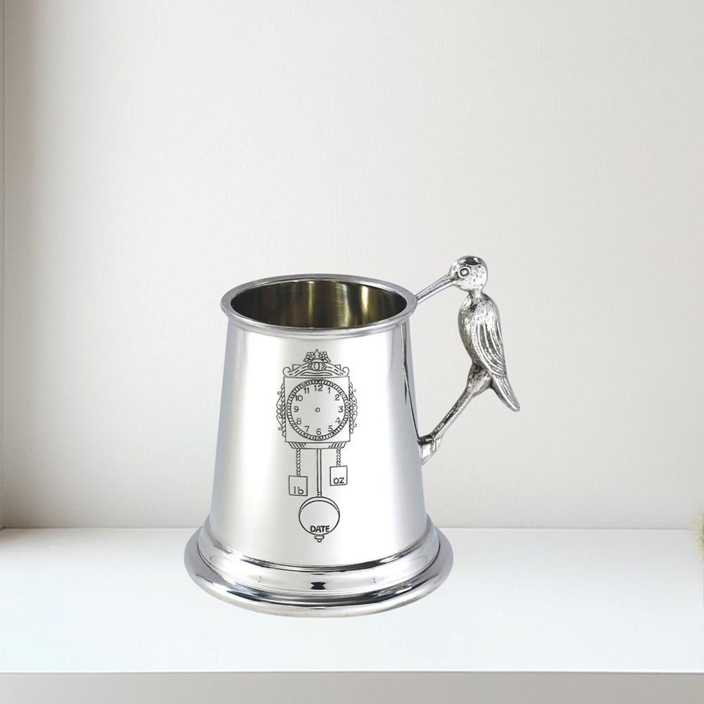 Baby Data Pewter Baby Mug Baby Data Pewter Baby Mug