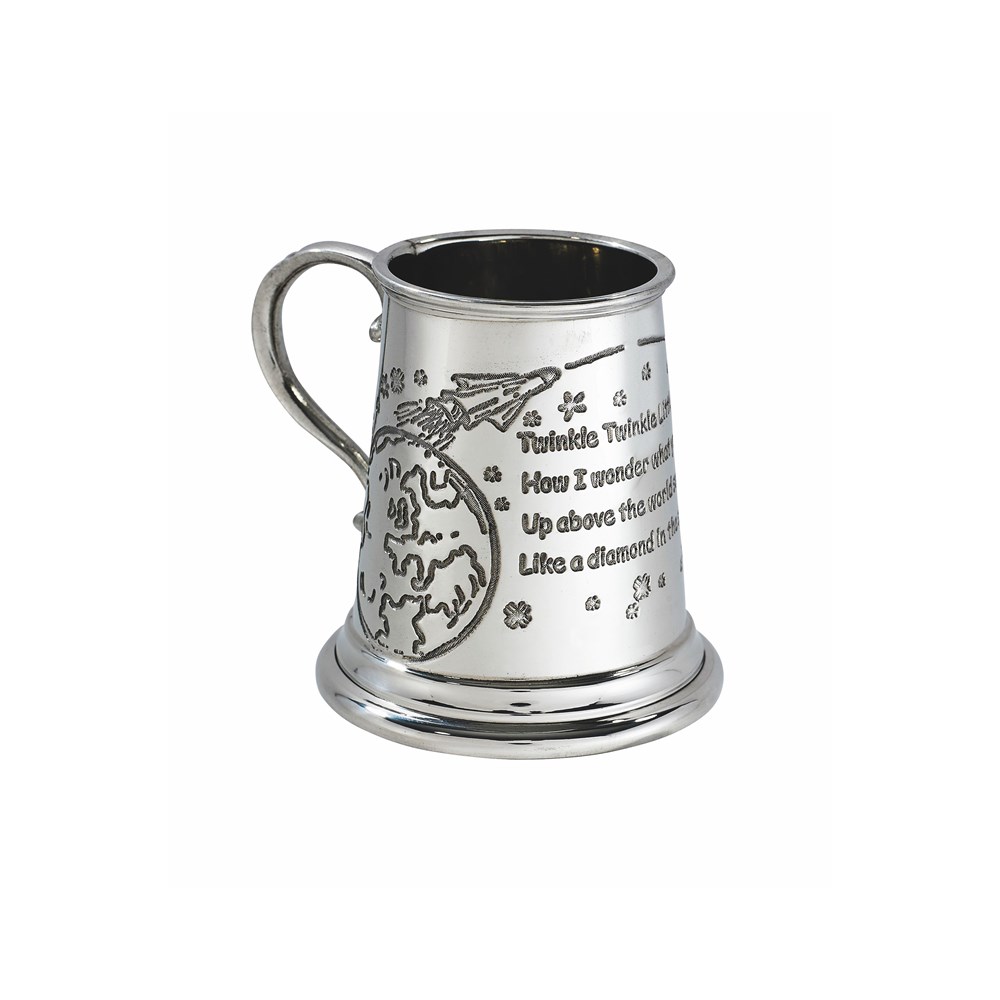 Twinkle Twinkle Little Star Pewter Baby Mug