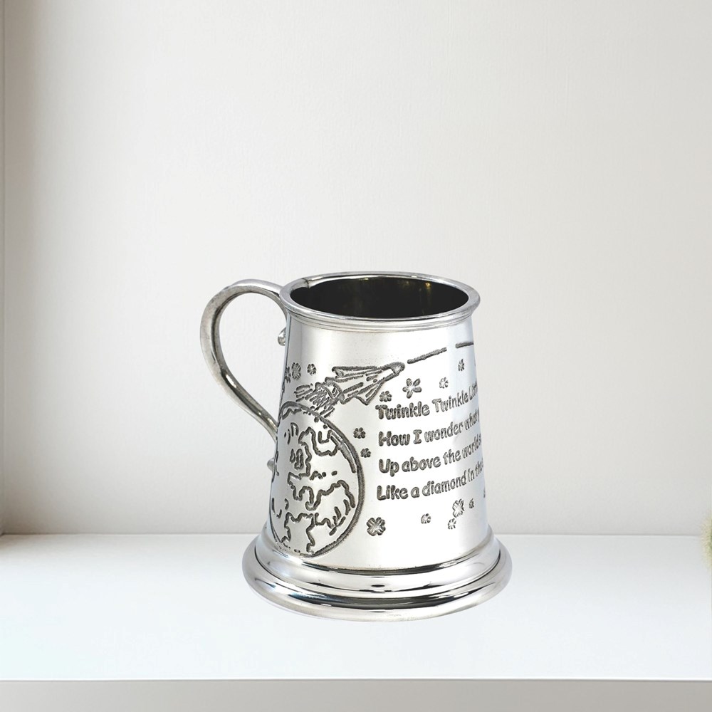 Twinkle Twinkle Little Star Pewter Baby Mug