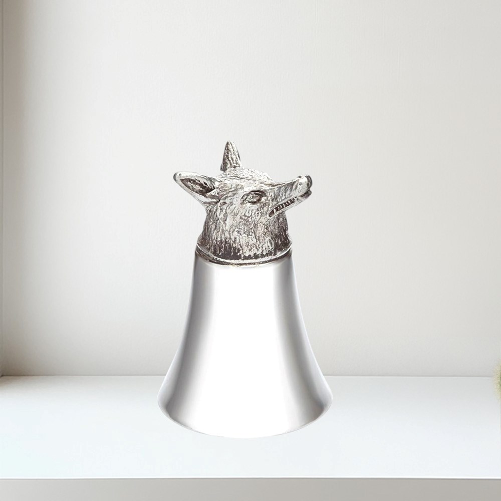 3oz Fox Head Pewter Jigger Cup