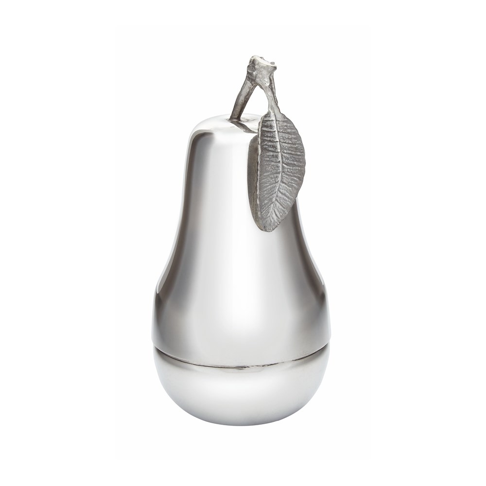 Pewter Pear Trinket Box
