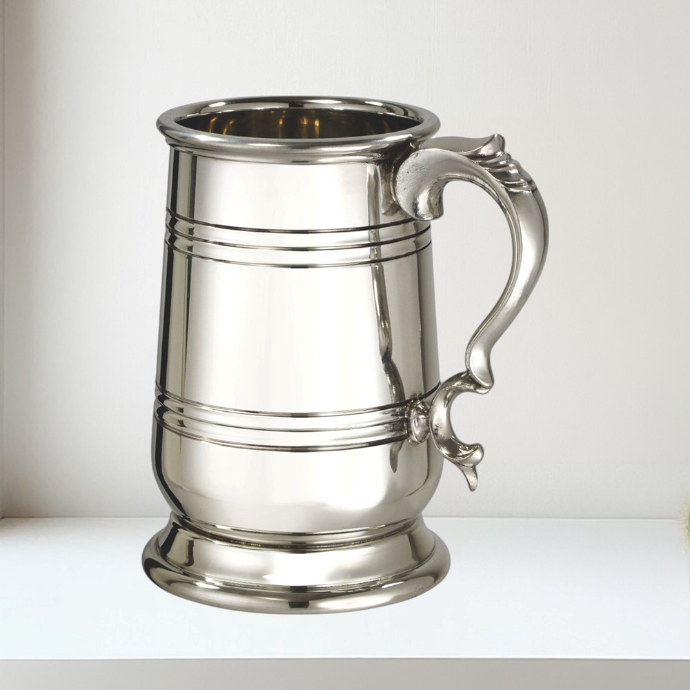 X Range Heavy Howard One Pint Pewter Tankard