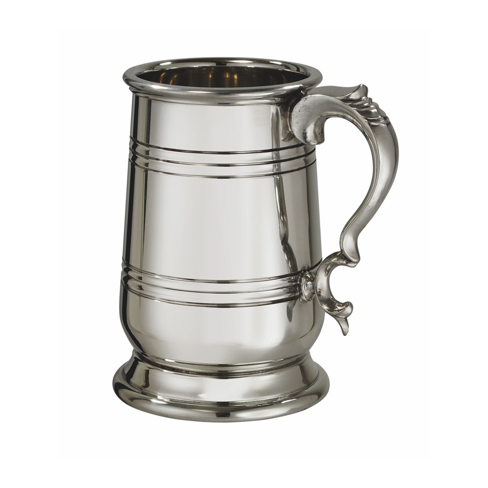 X Range Heavy Howard One Pint Pewter Tankard