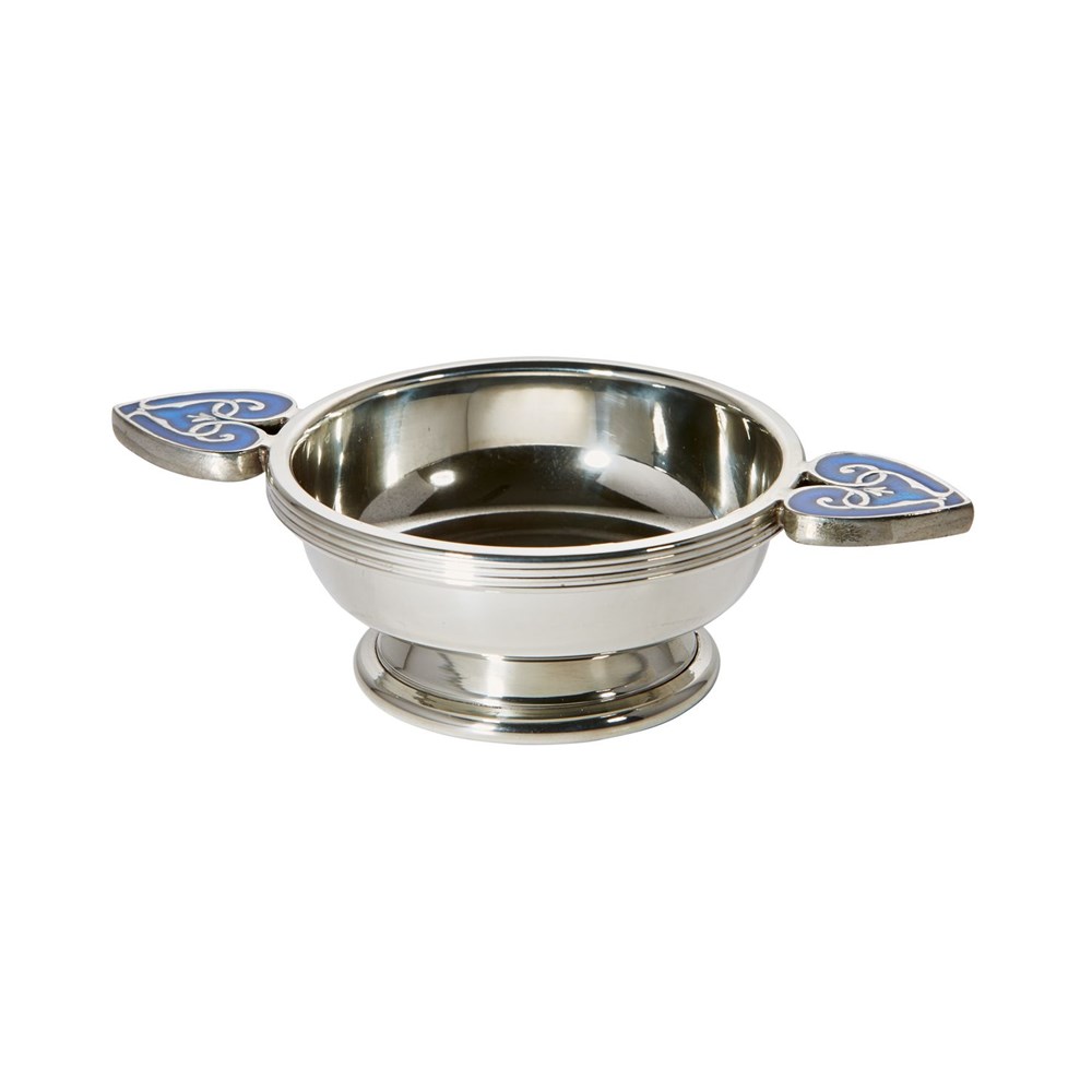 Medium Blue Heart Of The Highlands Quaich