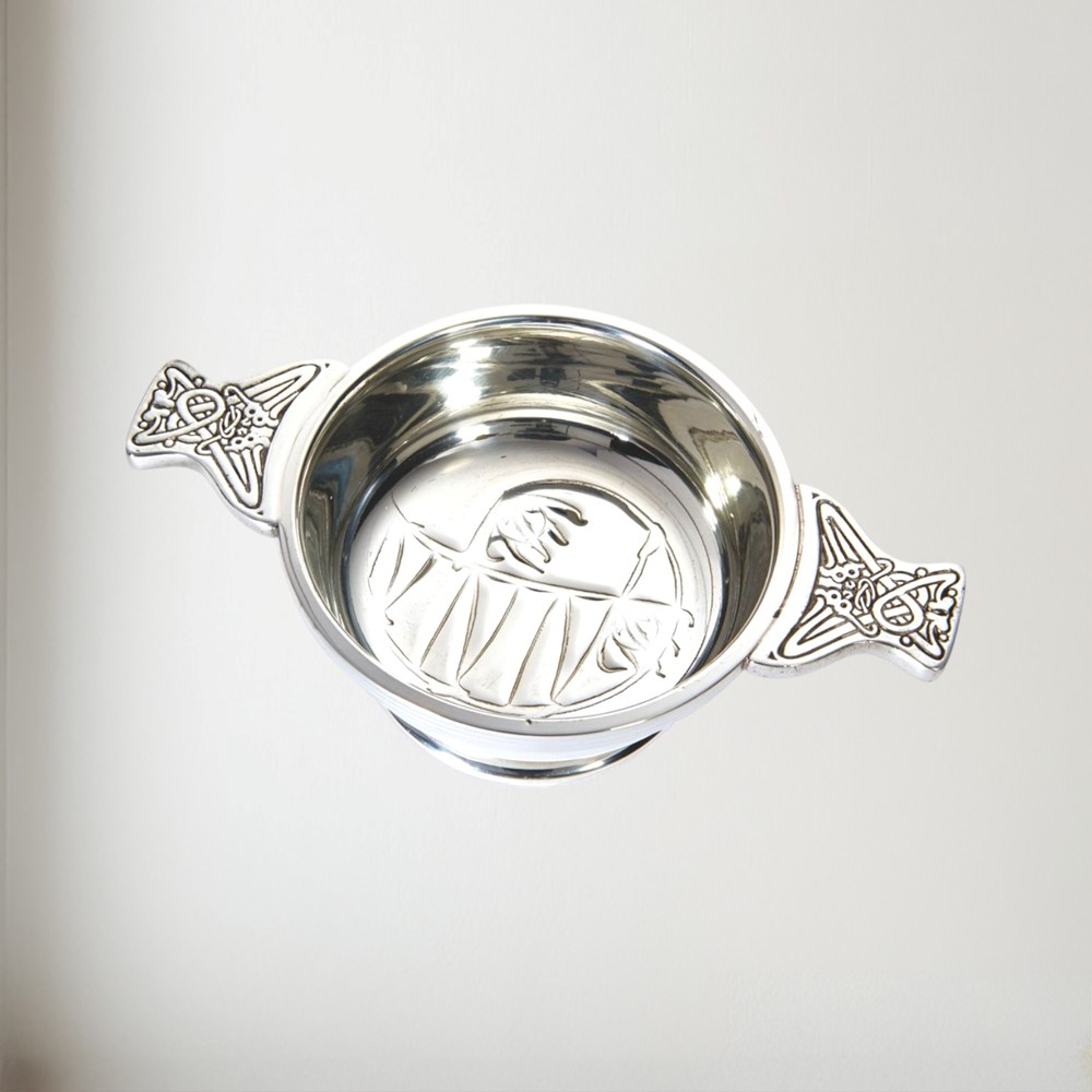 Knox Standard Pewter Quaich Knox standard quaich