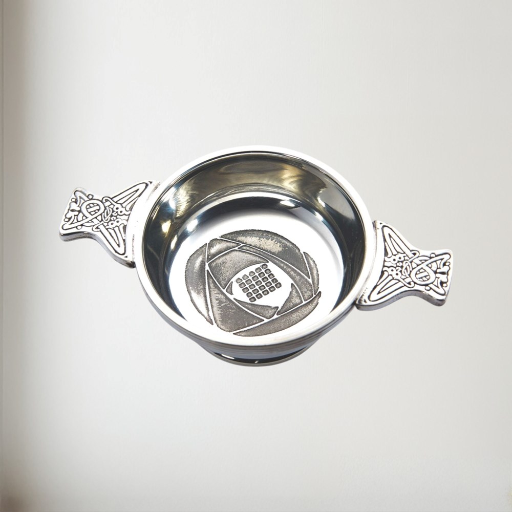 Standard Charles Rennie Mackintosh Pewter Quaich