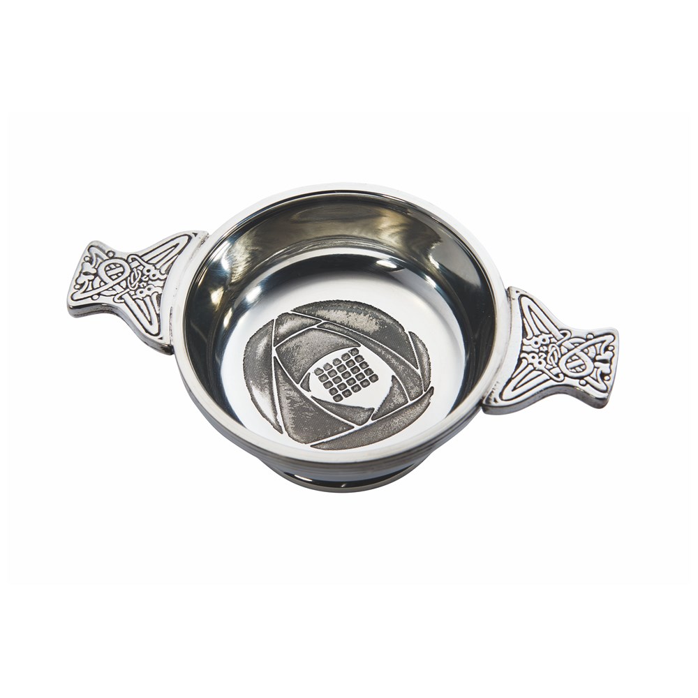 Standard Charles Rennie Mackintosh Pewter Quaich Standard Charles Rennie Mackintosh Pewter Quaich