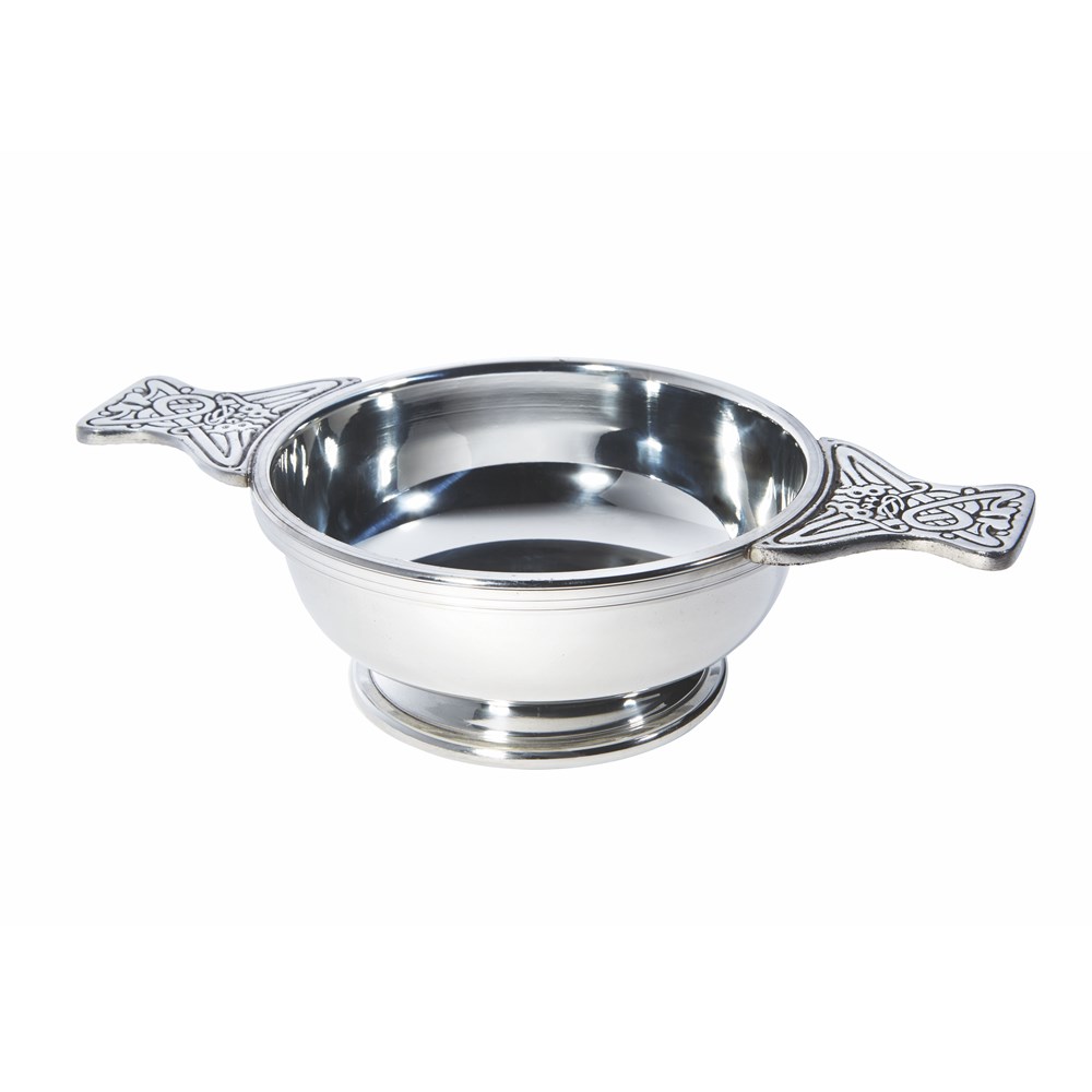 Large Plus Pewter Quaich