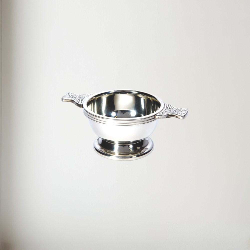 Extra Small Pewter Quaich Extra Small Pewter Quaich