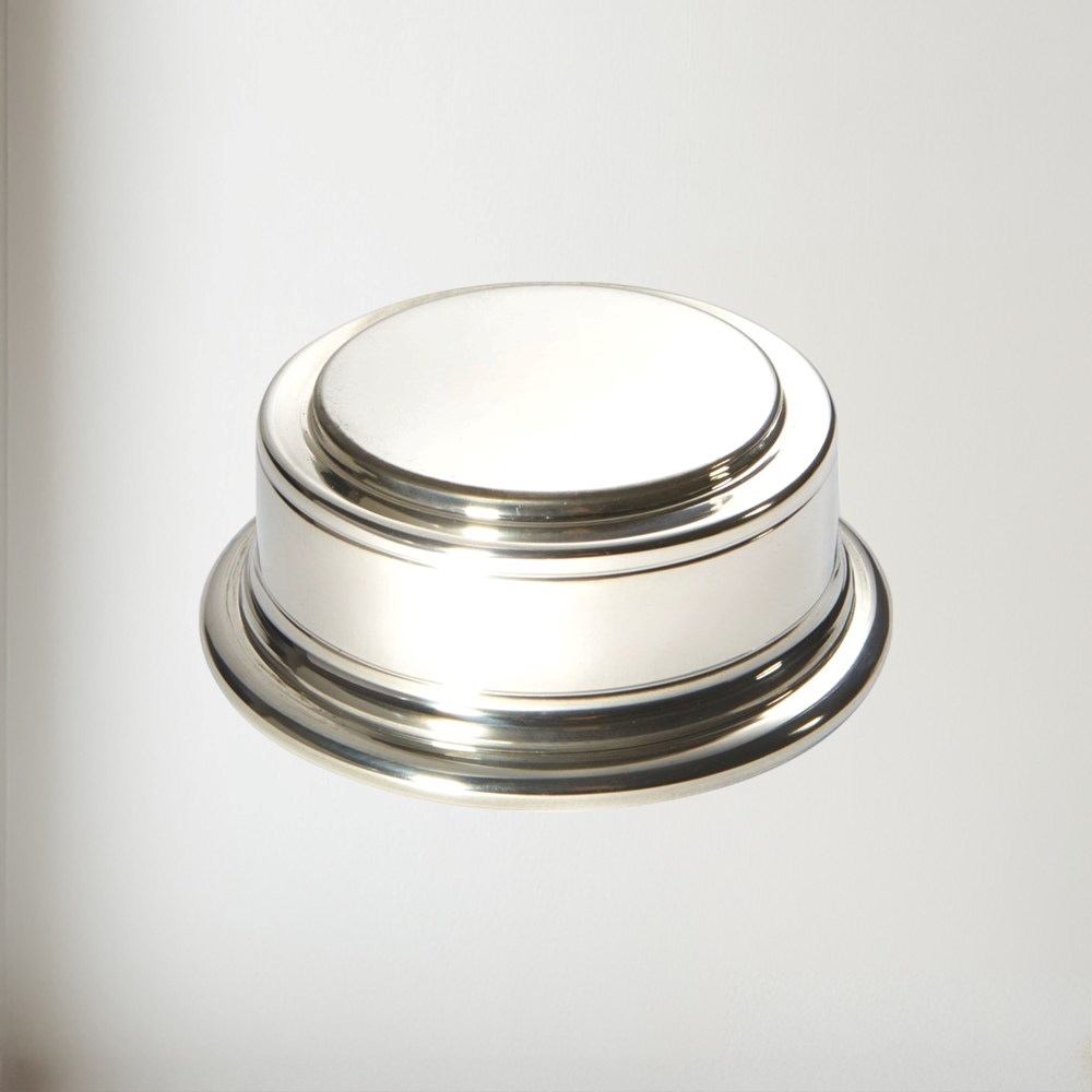 Medium And Large Pewter Quaich Plinth Pewter Quaich Plinth