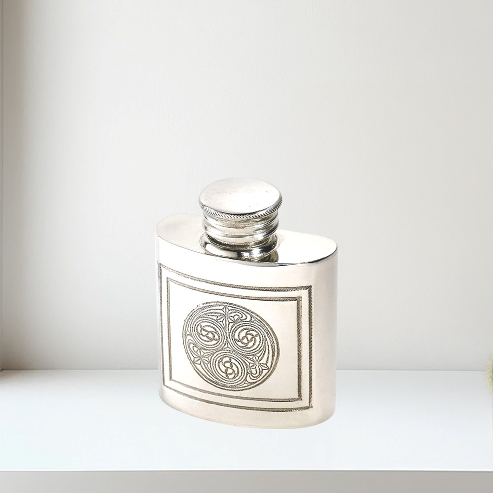 1oz Kells Small Pewter Purse Flask 1oz kells purse flask