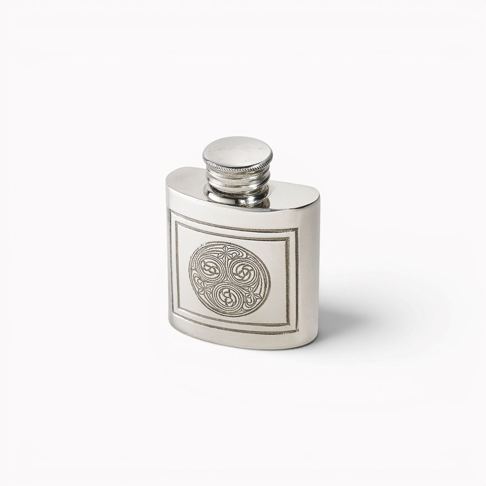 Tiny Kells Pewter Purse Flask Tiny Kells Pewter Purse Flask