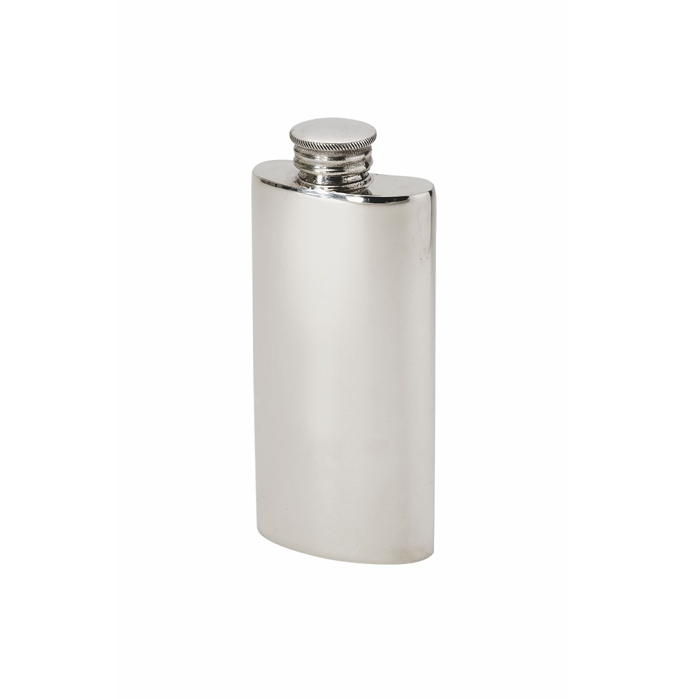 2oz Plain Pewter Purse Flask
