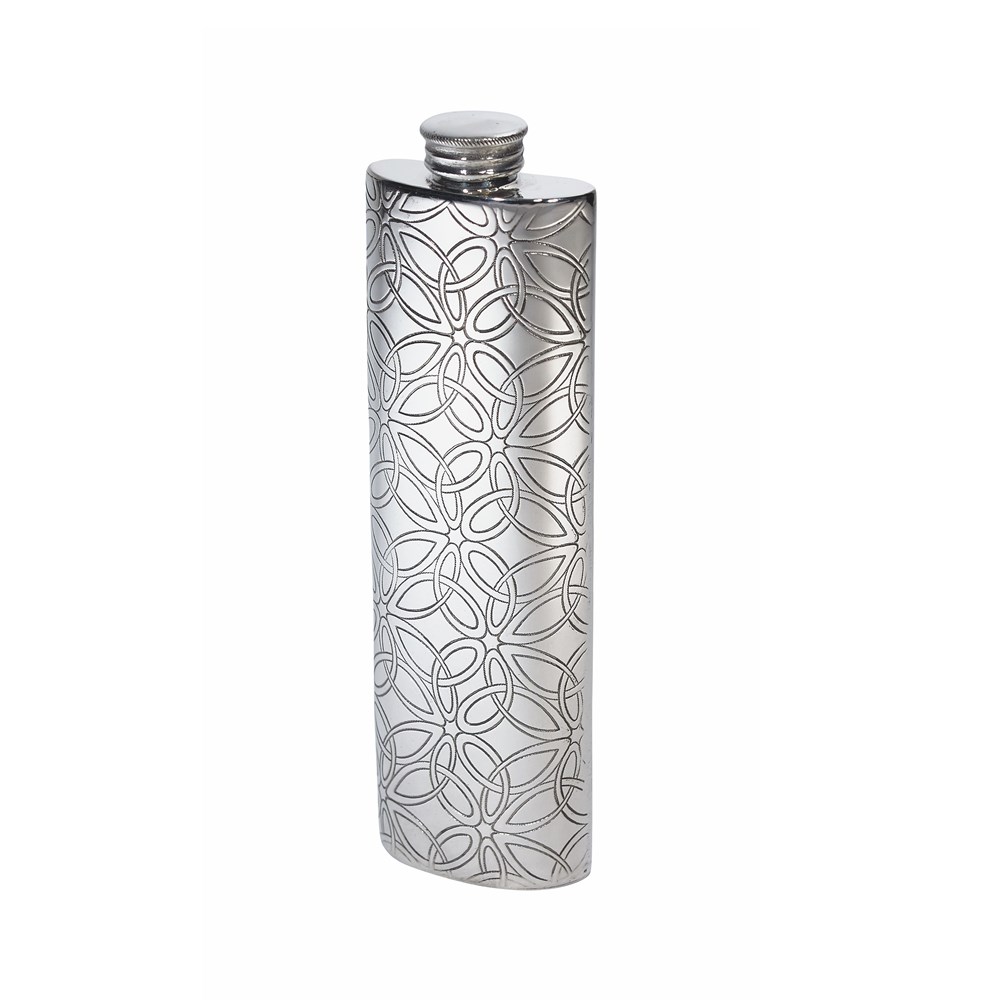 Triquetra 3oz Pewter Purse Flask