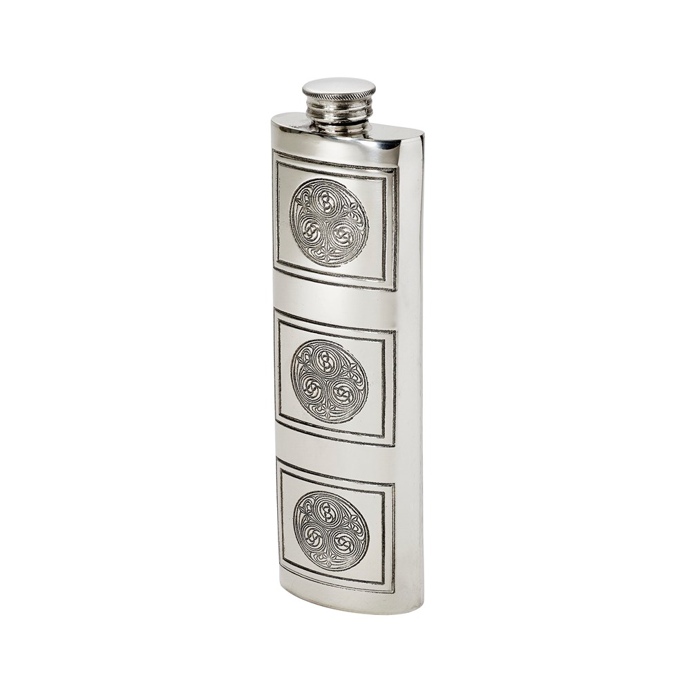 3oz Kells Pewter Purse Flask