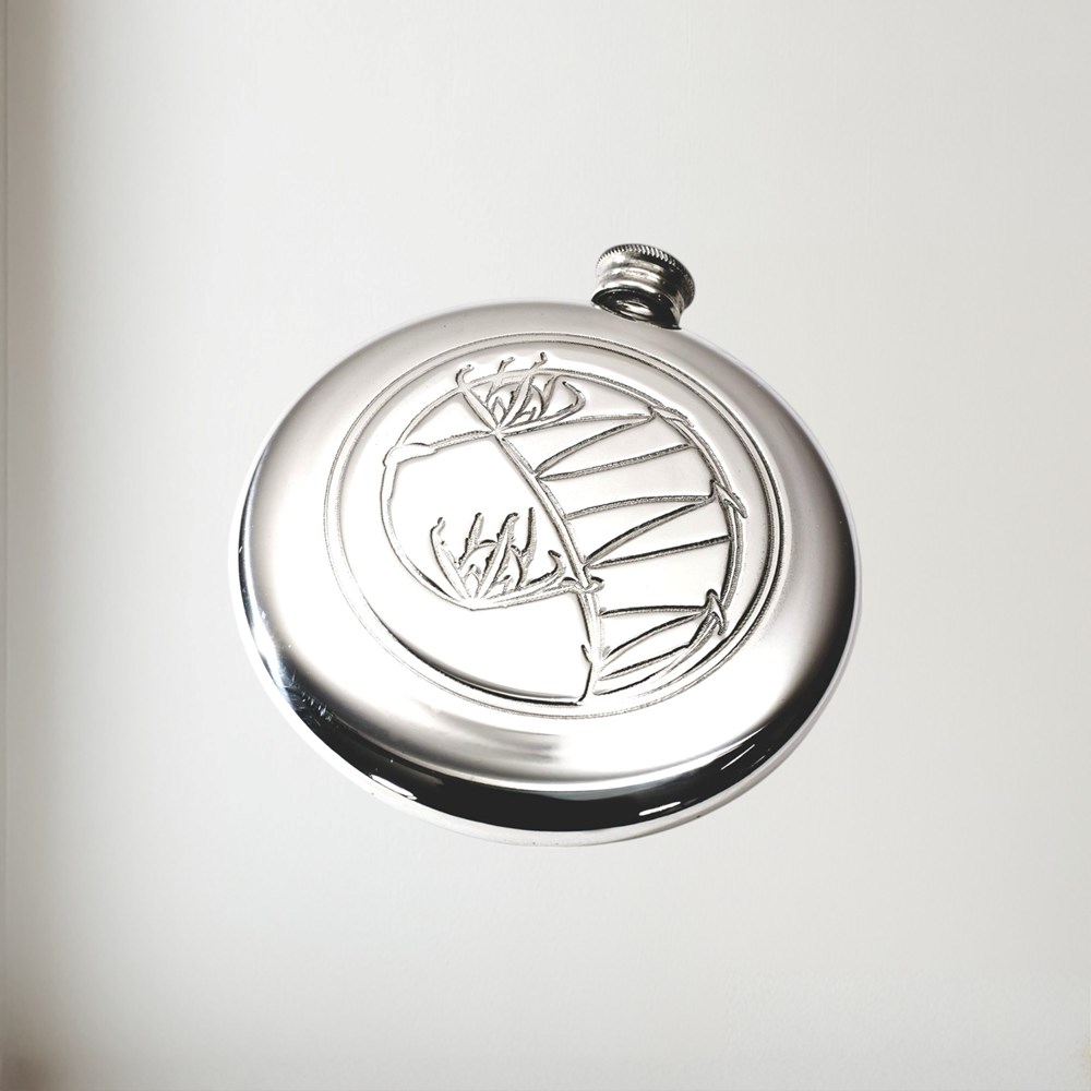 Knox 4oz Pewter Sporran Flask