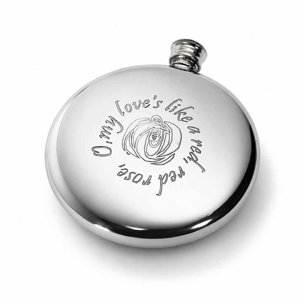 Red Red Rose Sporran Flask