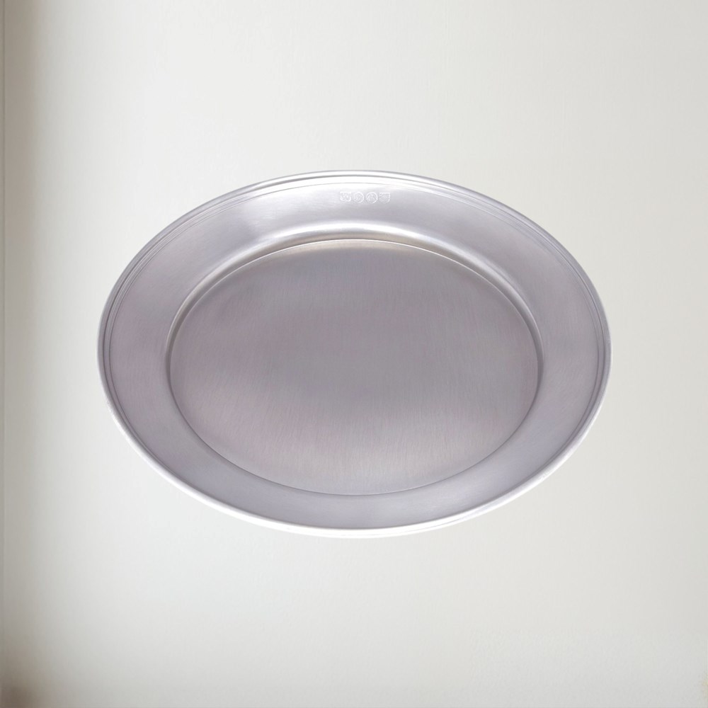 Medium Antique Finish Pewter Plate