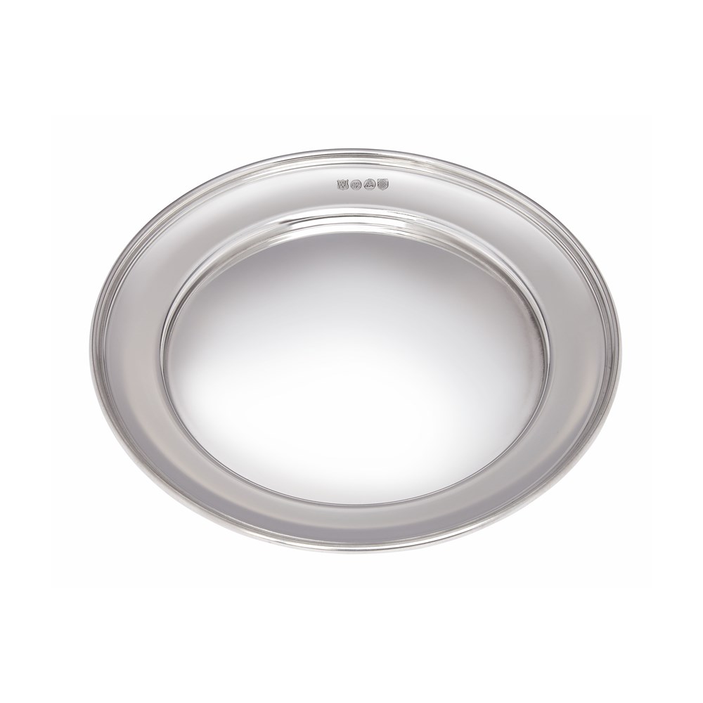 Medium Polished Finish Pewter Plate