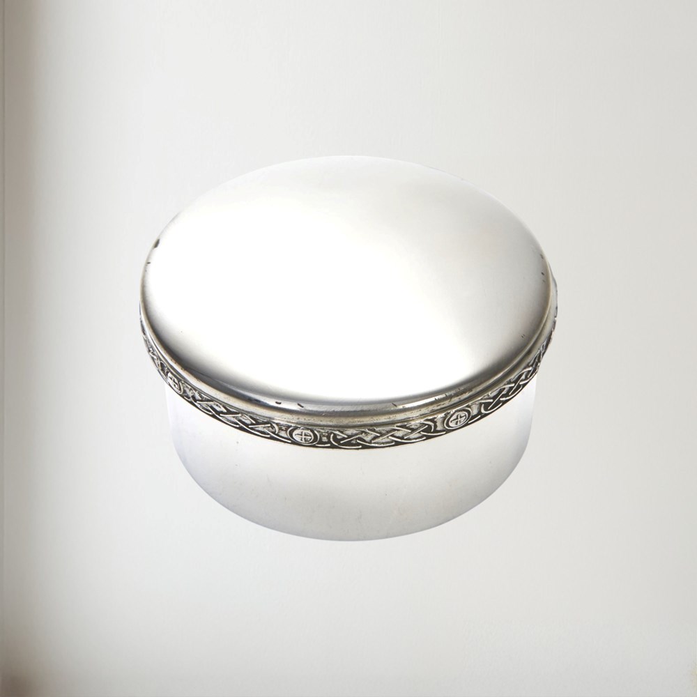 Medium Celtic Pewter Trinket Box