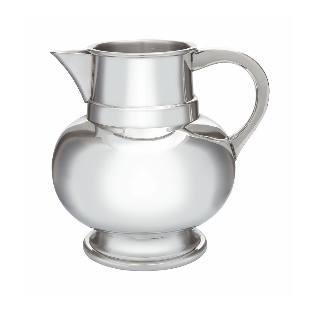Two Pint Pewter Water Jug Beer Pitcher