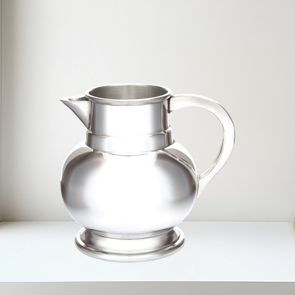Medium Pewter Water Jug Beer Pitcher