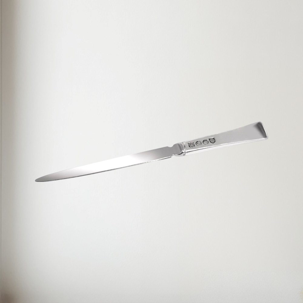 Cast Pewter And Stainless Letter Opener Cast Pewter and Stainless Letter Opener