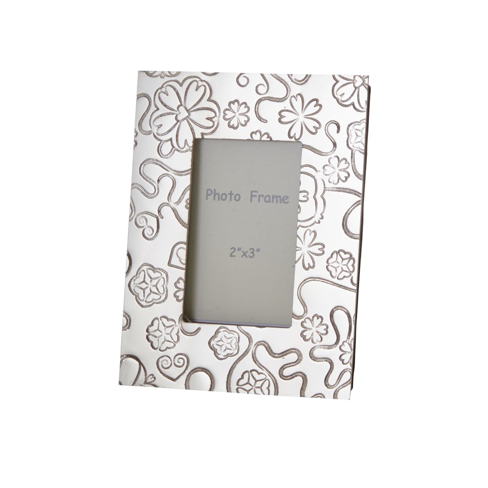 Yorkshire Rose Pewter 2"X3" Mini Picture Frame