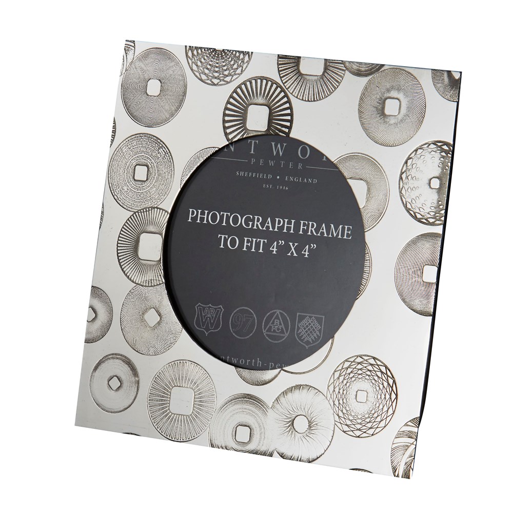 Millstones Small Pewter 4"X4" Frame
