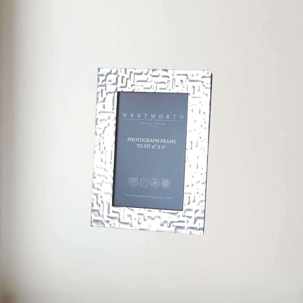 Medium Metropolitan Pewter 6"X4" Picture Frame Metropolitan pewter  Picture Frame