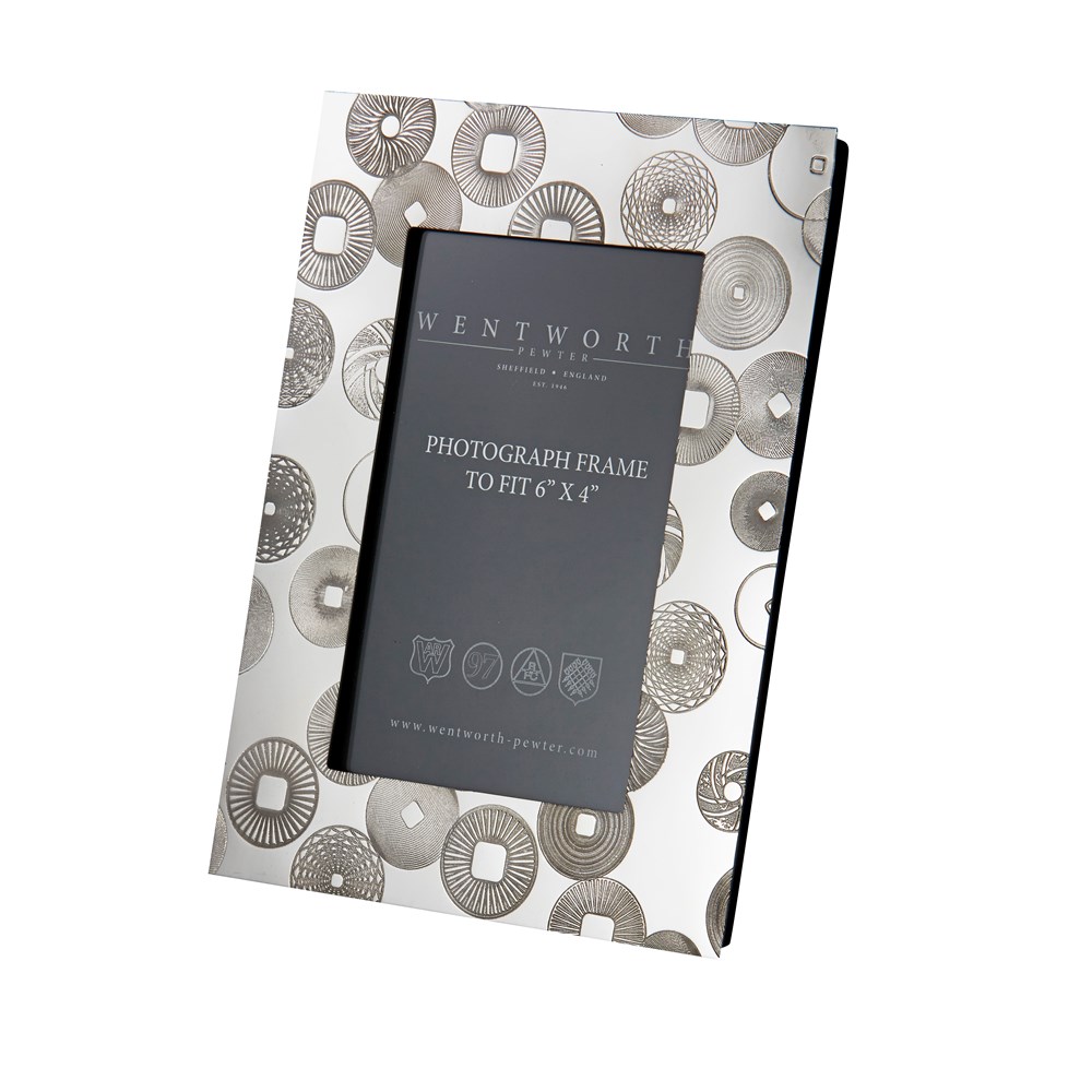 Millstones Pewter 6"X4" Picture Frame