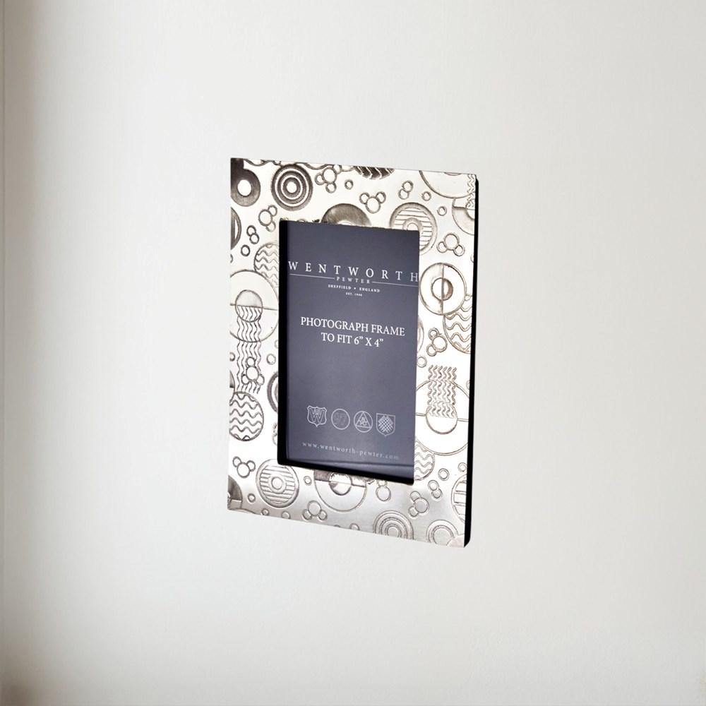 Retro Pewter 6"X4" Picture Frame