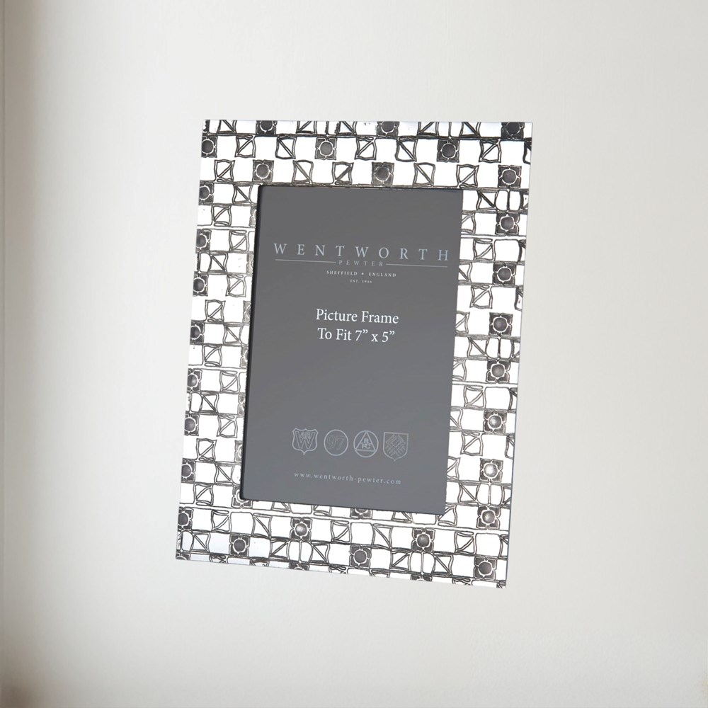 Large Knox 7"x5" Pewter Picture frame