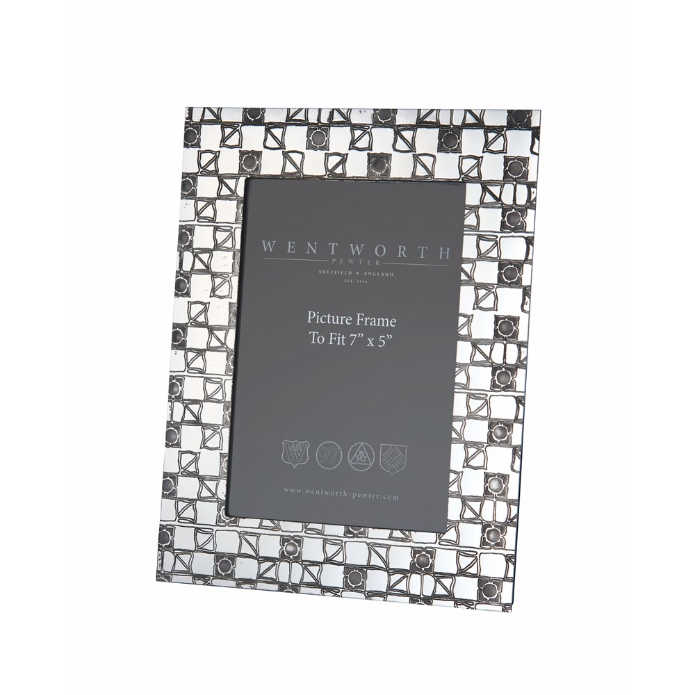 Large Knox 7"x5" Pewter Picture frame