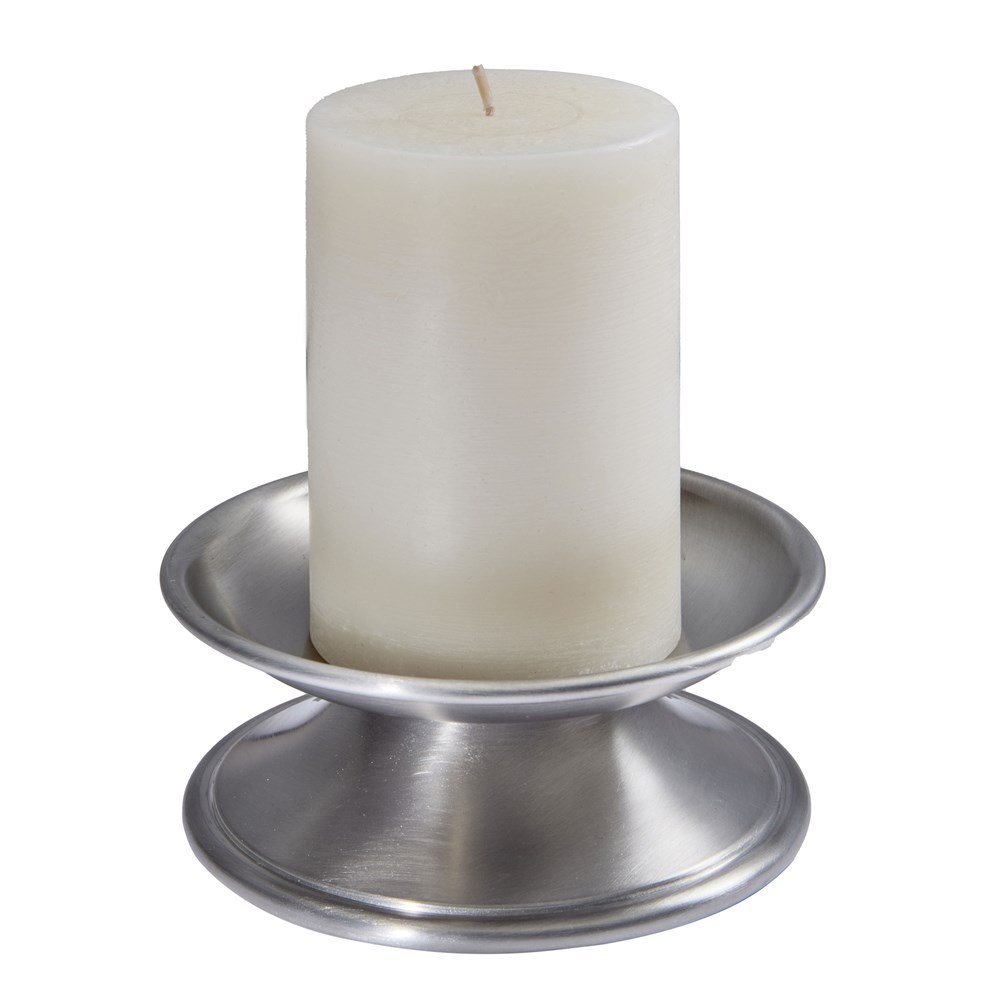 Medieval Antique Finish Pewter Candle Holder