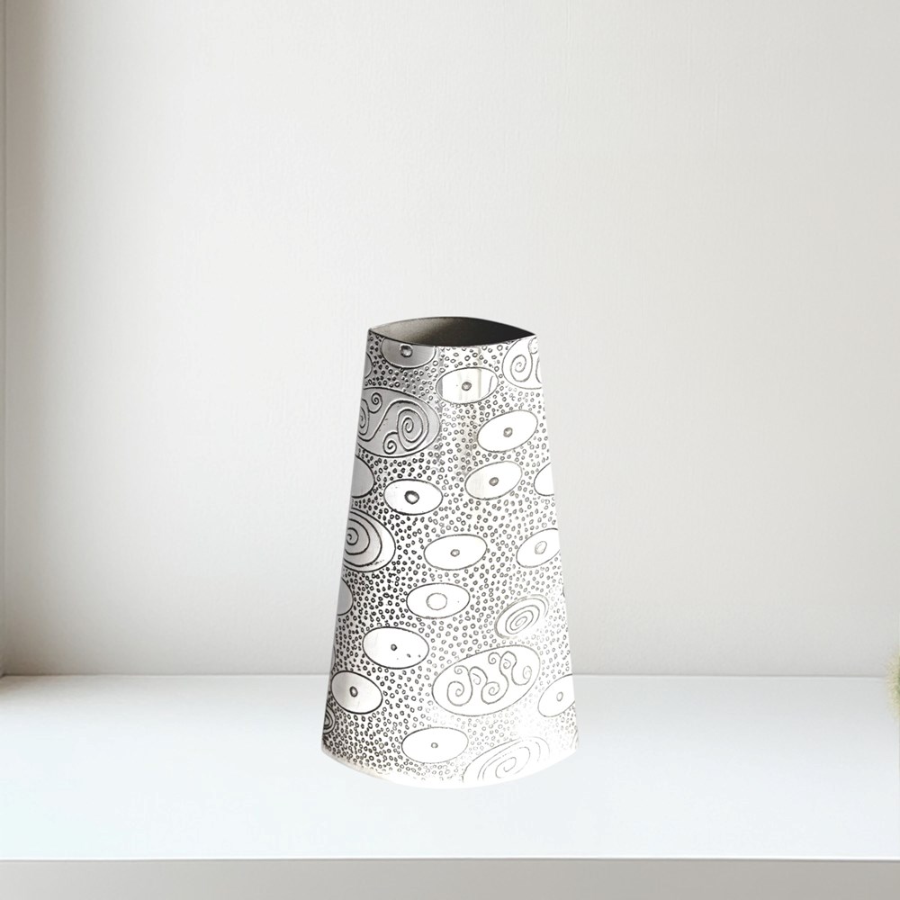 Ovals Pewter Budvase Ovals Pewter Budvase