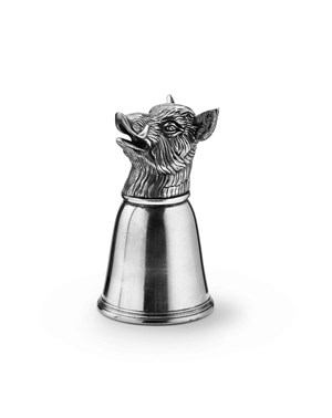 Pewter boar tumbler