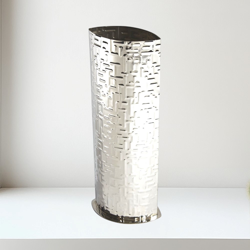 Large metropolitan Pewter vase