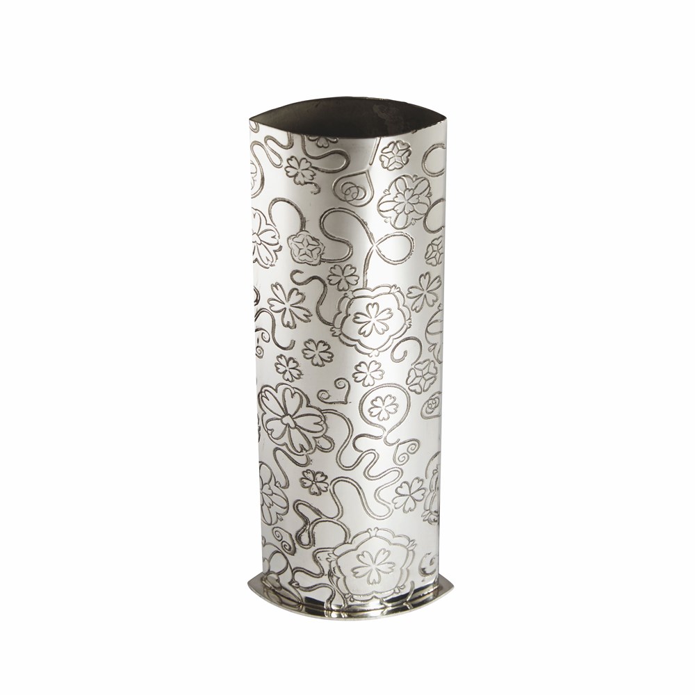 Medium Yorkshire Rose Pewter Vase