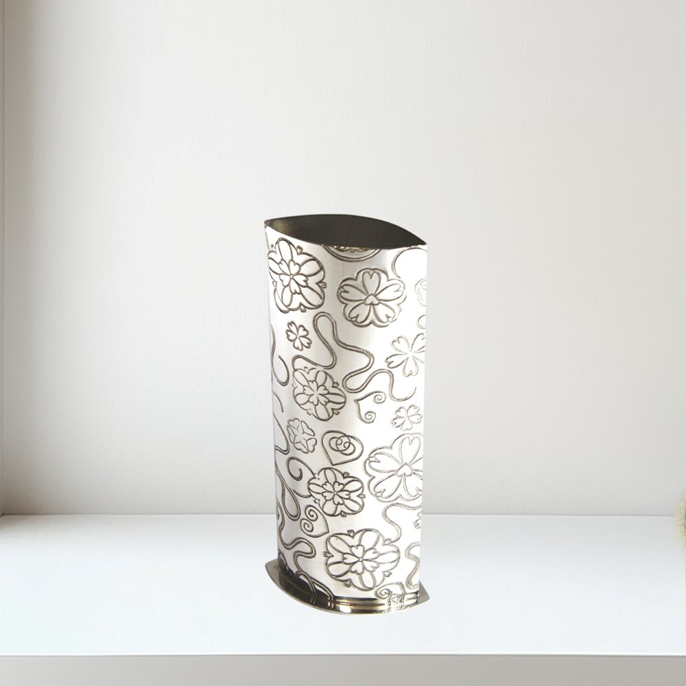 Yorkshire Rose Pewter Bud Vase