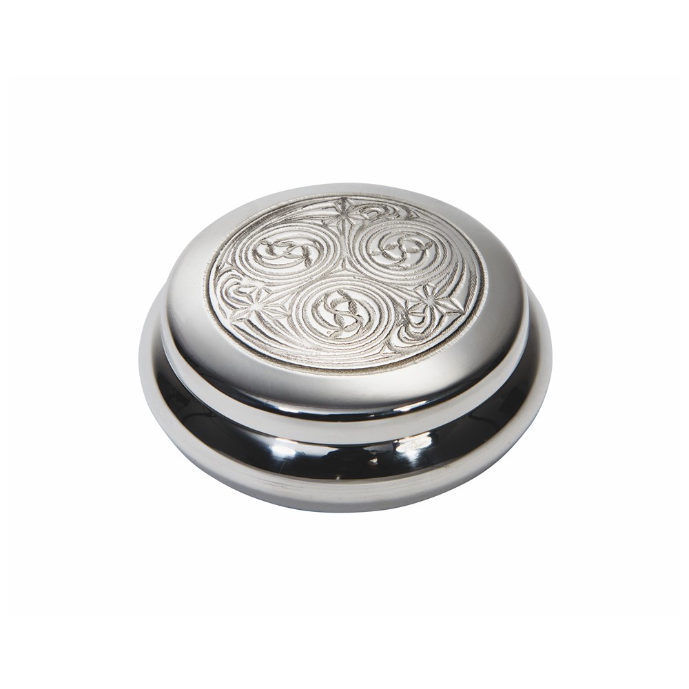Kells Round Pewter Trinket Box