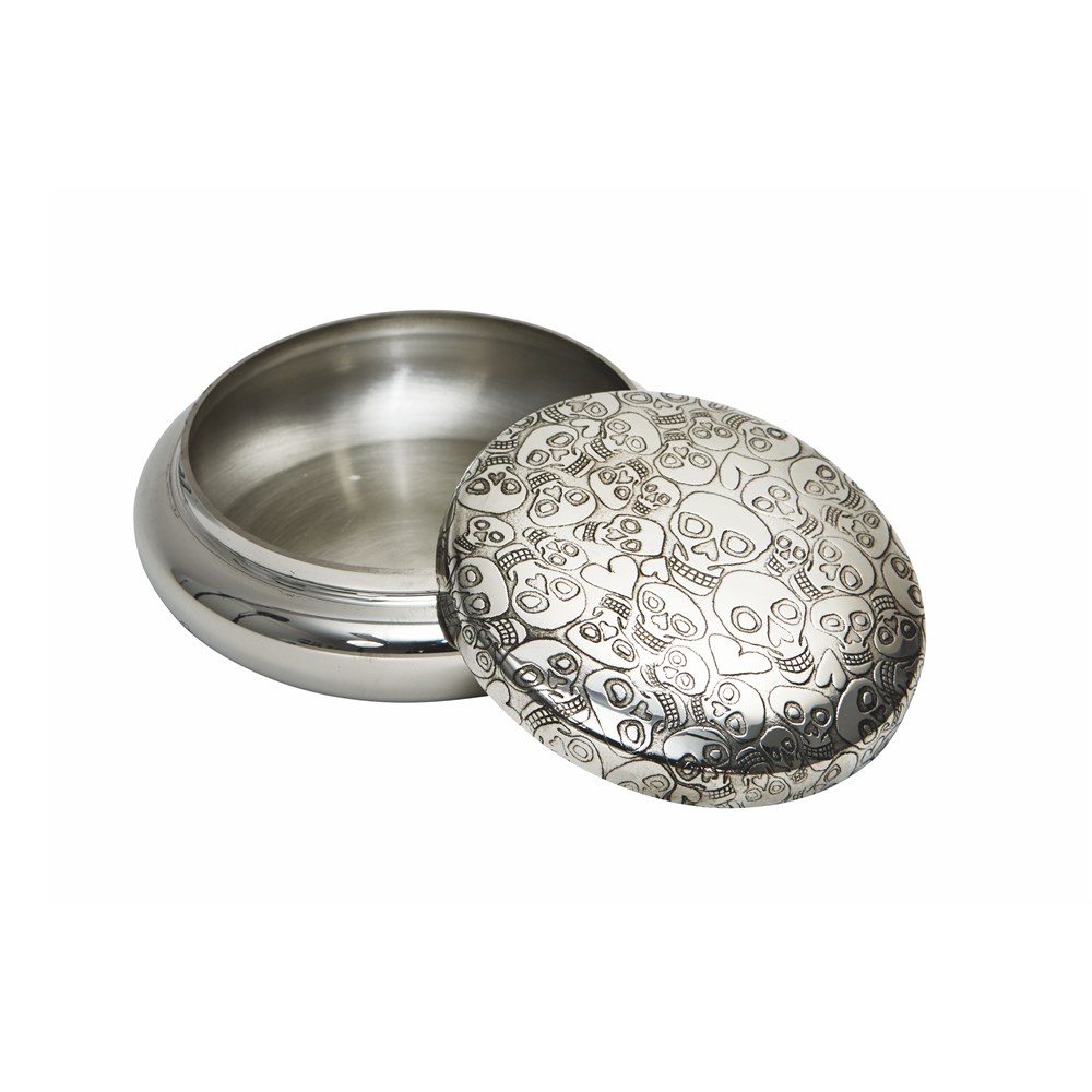 Love Skull Pewter Trinket Box