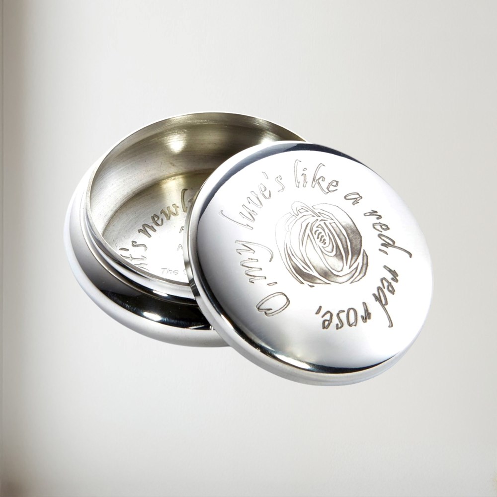 Red Red Rose Trinket Box