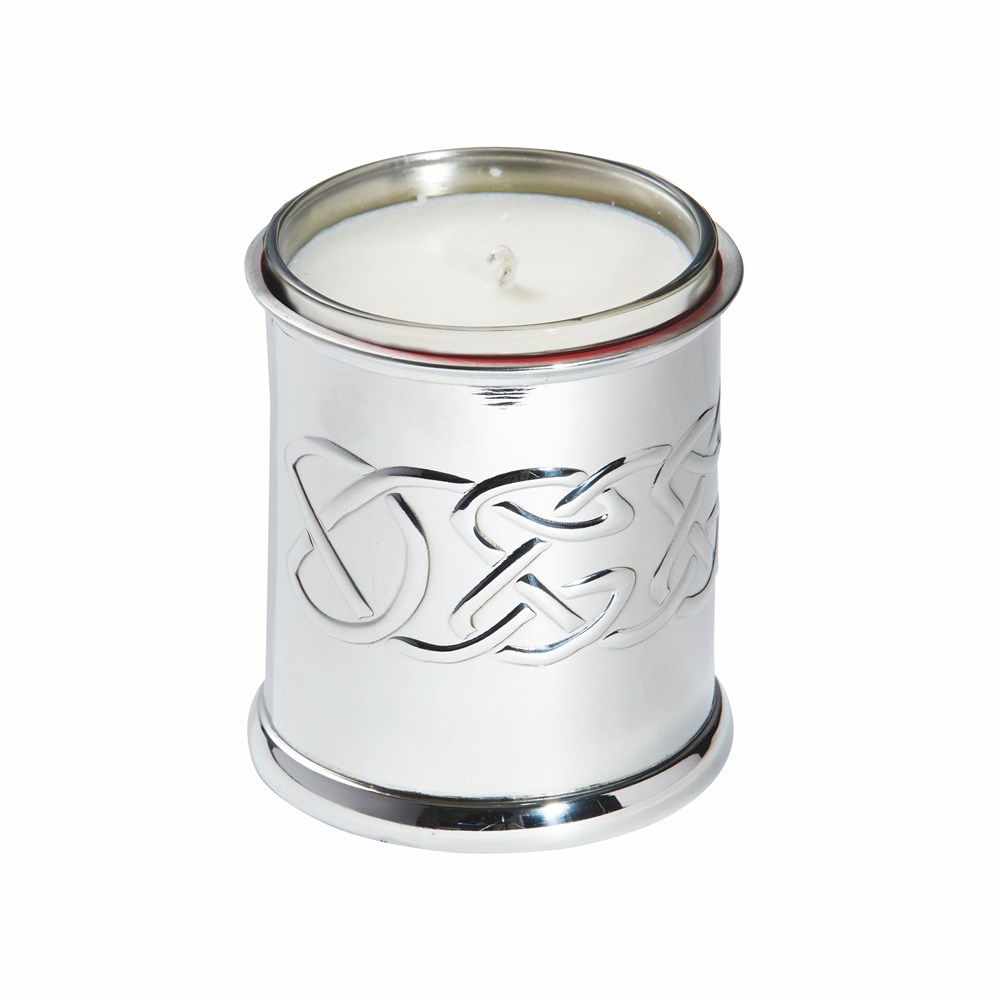 Pewter Embossed Celtic Candle Votive