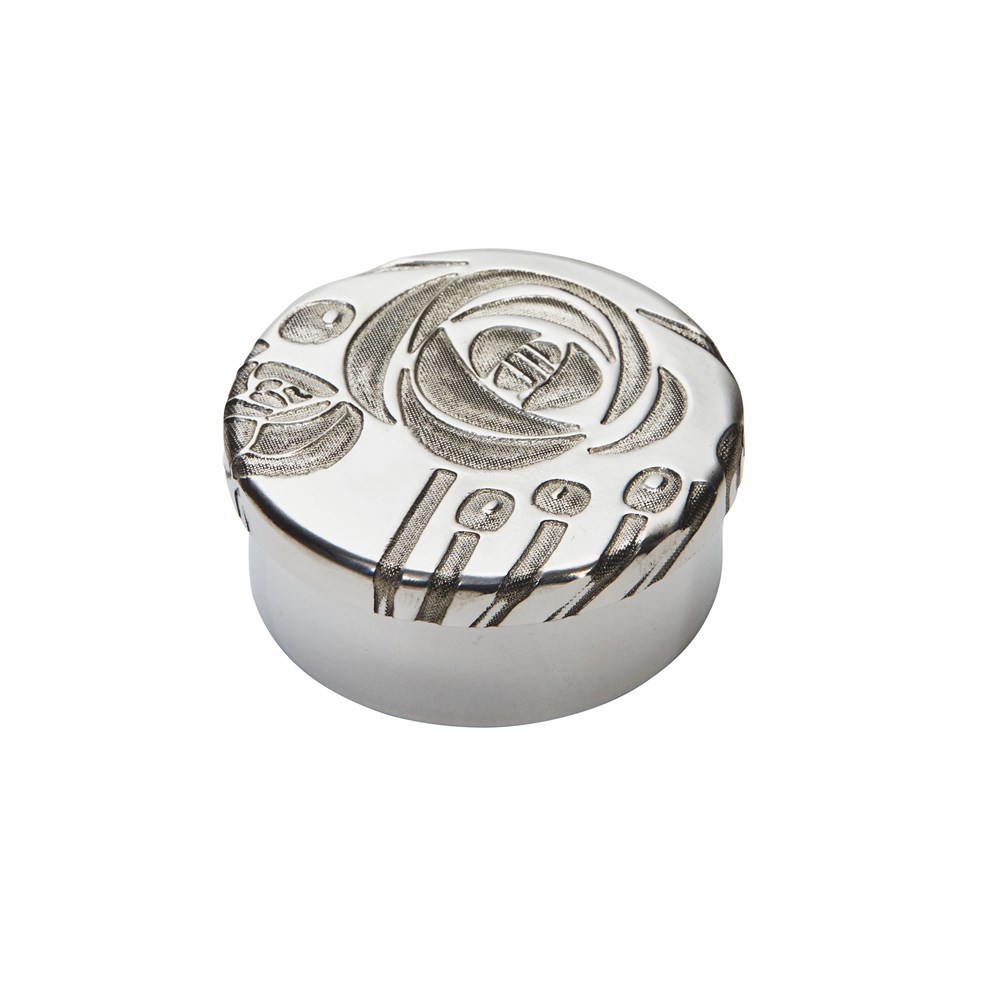 Small Charles Rennie Mackintosh Pewter Trinket Box
