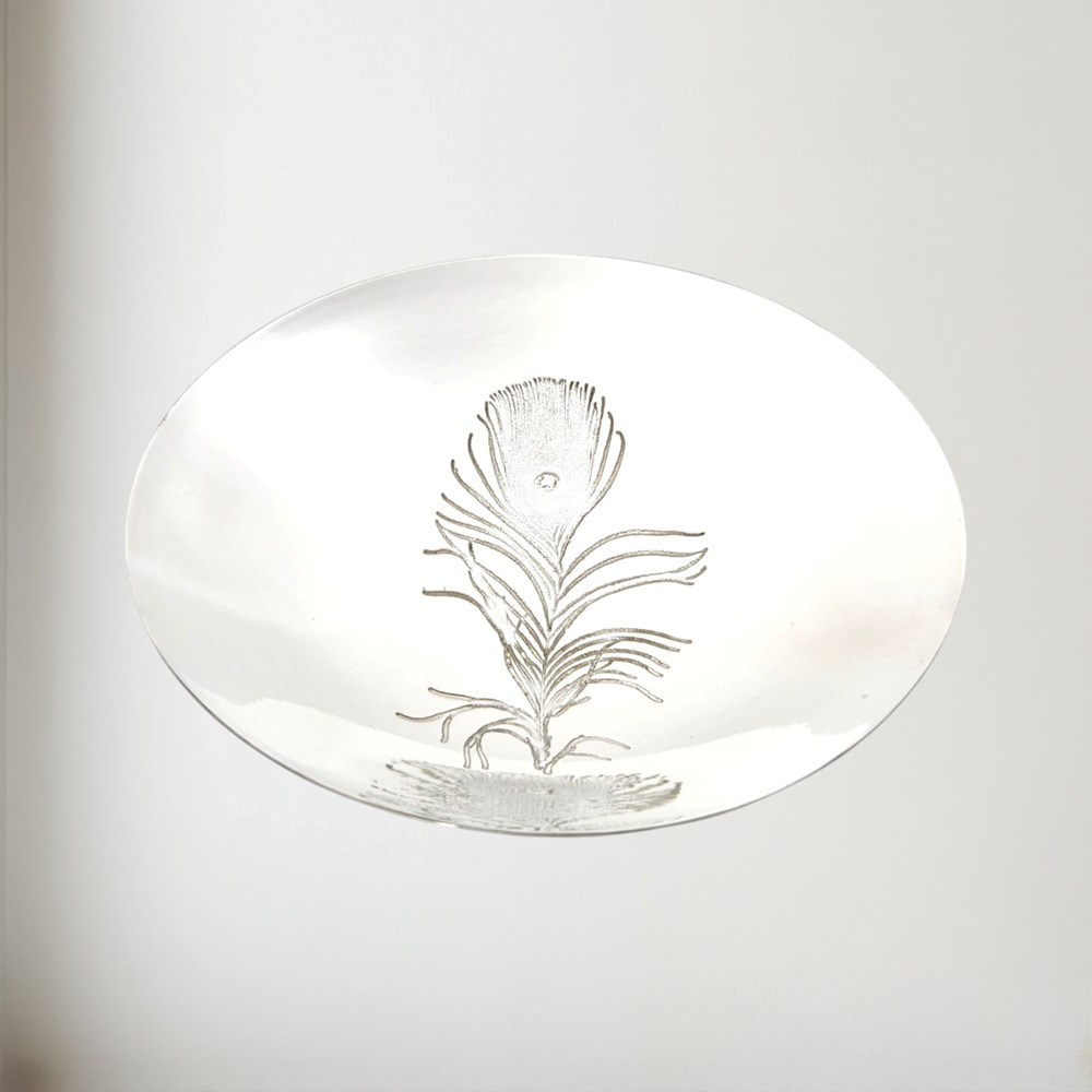 Peacock Pewter Bowl