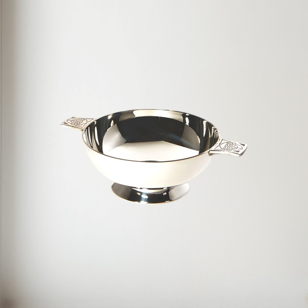 3" Celtic Silver Plated Quaich