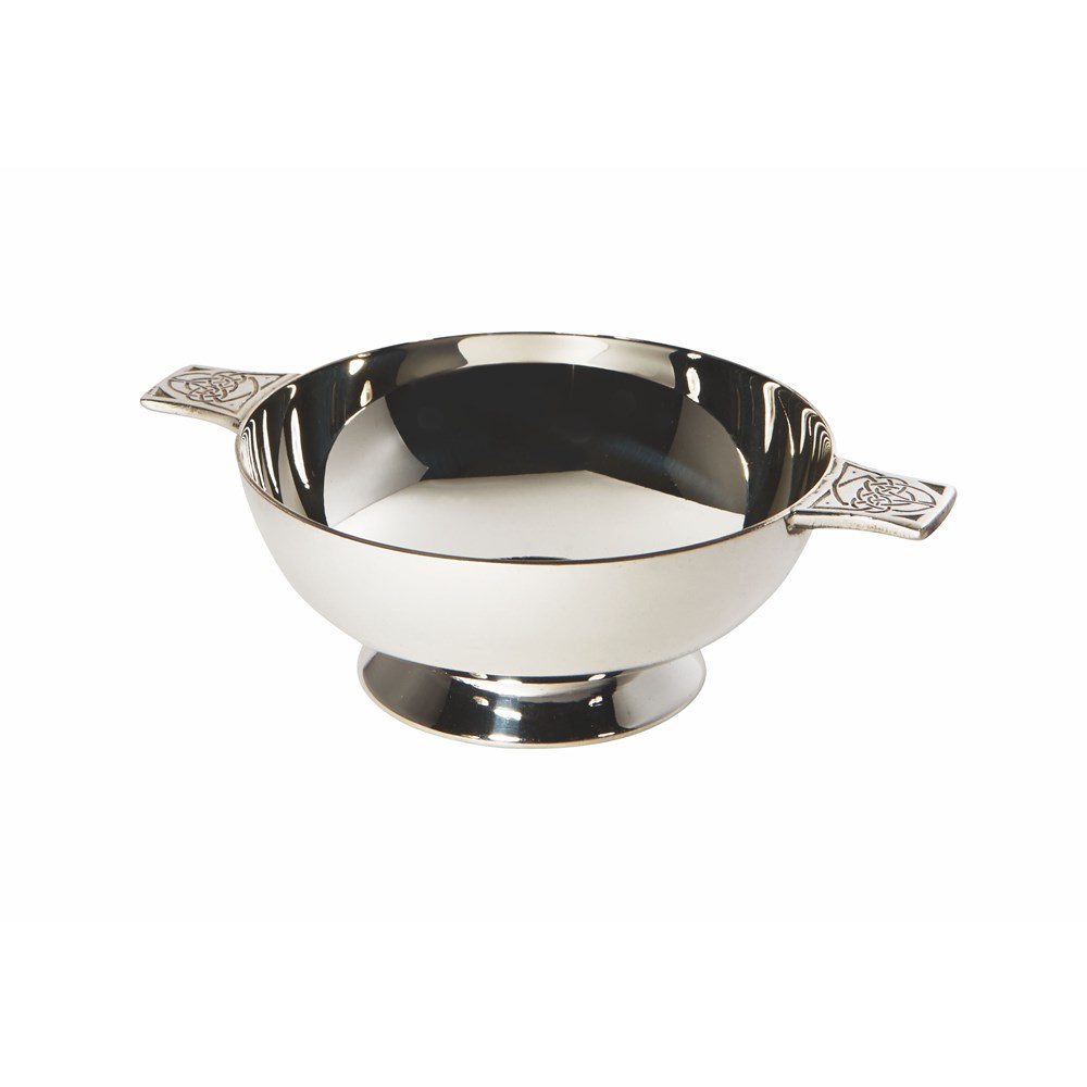 3" Celtic Silver Plated Quaich